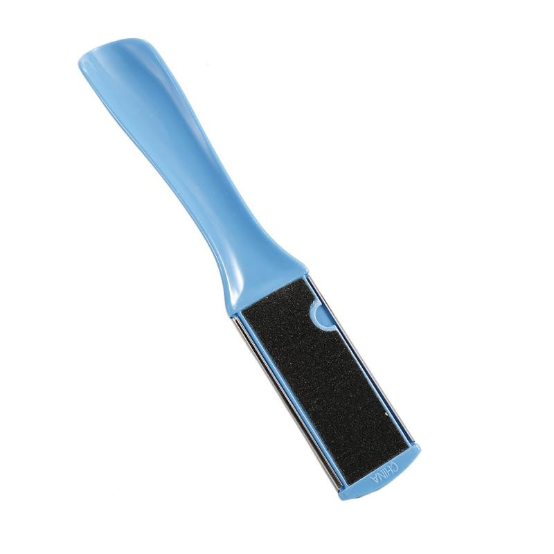 Professzionális kétoldali lábreszelő Rasp sarokreszelő Hard Dead Skin bőrkeményedés eltávolító pedikűrreszelő lábreszelő Random Color