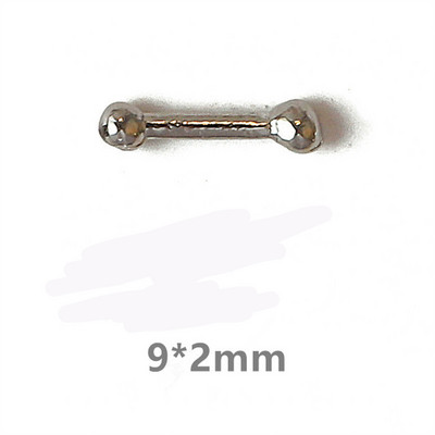 20gab. Punk Diagonāls nagu mākslas šarms 3D metāls, sens zelta/sudraba X formas nagu dekors, DIY japāņu nagu daļu aksesuāri