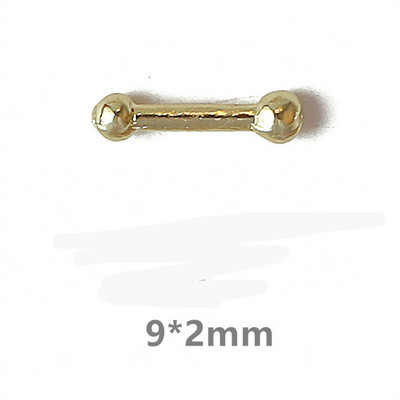 20gab. Punk Diagonāls nagu mākslas šarms 3D metāls, sens zelta/sudraba X formas nagu dekors, DIY japāņu nagu daļu aksesuāri