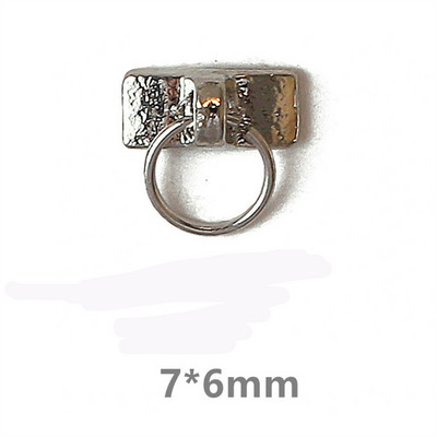 20gab. Punk Diagonāls nagu mākslas šarms 3D metāls, sens zelta/sudraba X formas nagu dekors, DIY japāņu nagu daļu aksesuāri