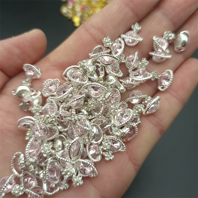 10 gab. Luksusa spīdīgs planētas nagu piekariņi, sakausējums metāls, 3D kristāla nagu māksla