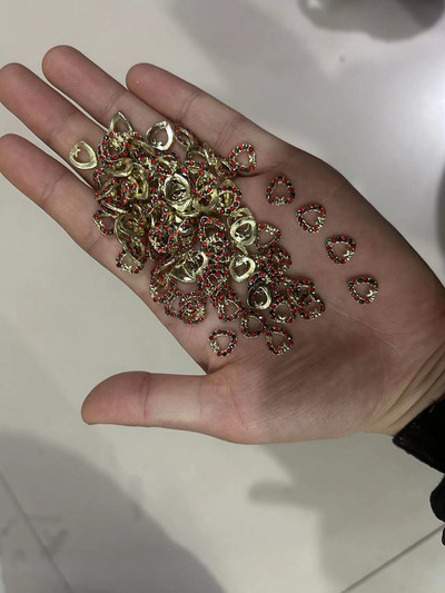 10 gab. Luksusa spīdīgs planētas nagu piekariņi, sakausējums metāls, 3D kristāla nagu māksla