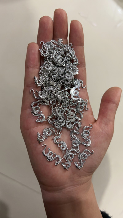 10 gab. Luksusa spīdīgs planētas nagu piekariņi, sakausējums metāls, 3D kristāla nagu māksla