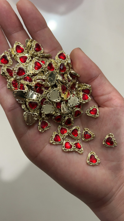 10 gab. Luksusa spīdīgs planētas nagu piekariņi, sakausējums metāls, 3D kristāla nagu māksla