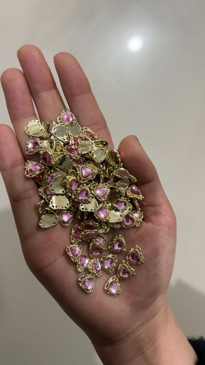 10 gab. Luksusa spīdīgs planētas nagu piekariņi, sakausējums metāls, 3D kristāla nagu māksla