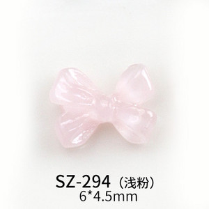 20Gb Mini 6*4,5 mm Nail Art Caurspīdīga Plakana Sirds Bowknot Juvelierizstrādājumi Želejas Sveķu Bowtie 3D Nail Art Decoration Nagu mākslas aksesuāri
