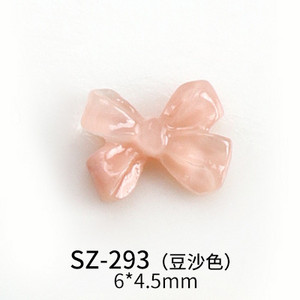 20Gb Mini 6*4,5 mm Nail Art Caurspīdīga Plakana Sirds Bowknot Juvelierizstrādājumi Želejas Sveķu Bowtie 3D Nail Art Decoration Nagu mākslas aksesuāri