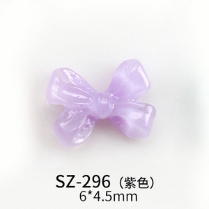 20Gb Mini 6*4,5 mm Nail Art Caurspīdīga Plakana Sirds Bowknot Juvelierizstrādājumi Želejas Sveķu Bowtie 3D Nail Art Decoration Nagu mākslas aksesuāri