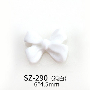 20Gb Mini 6*4,5 mm Nail Art Caurspīdīga Plakana Sirds Bowknot Juvelierizstrādājumi Želejas Sveķu Bowtie 3D Nail Art Decoration Nagu mākslas aksesuāri