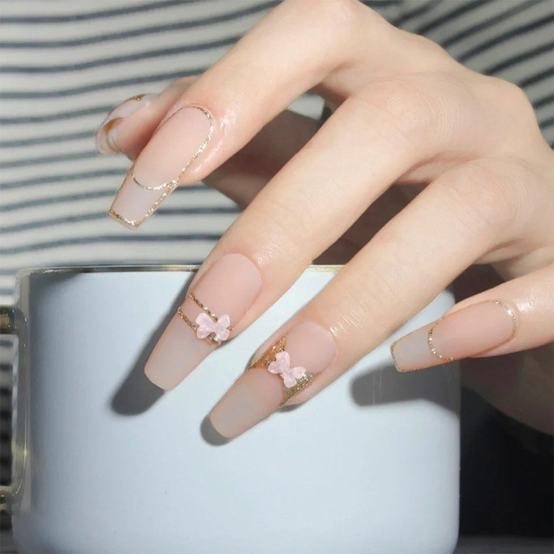 20Gb Mini 6*4,5 mm Nail Art Caurspīdīga Plakana Sirds Bowknot Juvelierizstrādājumi Želejas Sveķu Bowtie 3D Nail Art Decoration Nagu mākslas aksesuāri