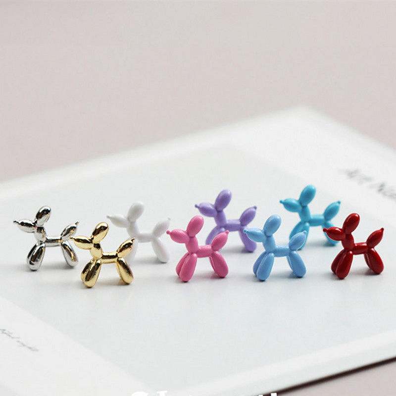 -Balona kucēns - Kiyomi Punk Dog Nagu sakausējums, stāvošs balons Suņa attēls Metālisks piekariņi Bērniem līdzīgs Kawaii Nail DIY Rota 404art