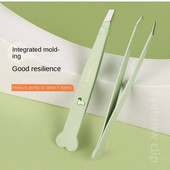 Pārnēsājamas sieviešu nerūsējošā tērauda pincetes ar pirkstu nospiedumu novēršanu, smalkas noplūkšanas ierīces Ilgstoši uzacu kopšanas skaistumkopšanas instrumenti