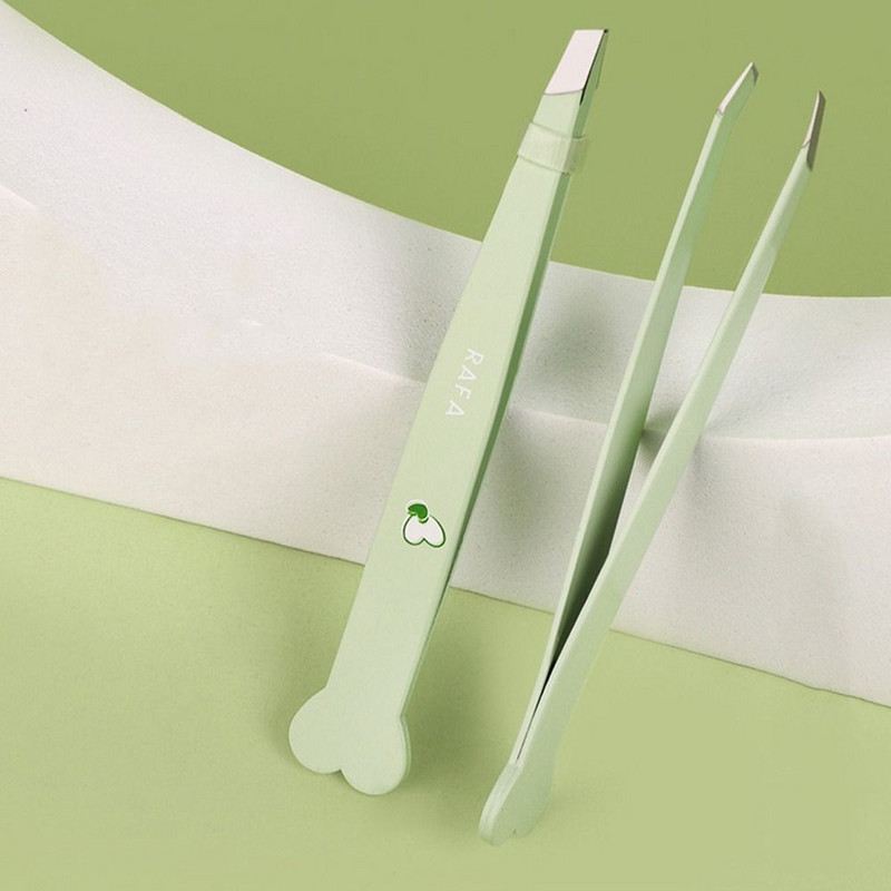 Pārnēsājamas sieviešu nerūsējošā tērauda pincetes ar pirkstu nospiedumu novēršanu, smalkas noplūkšanas ierīces Ilgstoši uzacu kopšanas skaistumkopšanas instrumenti