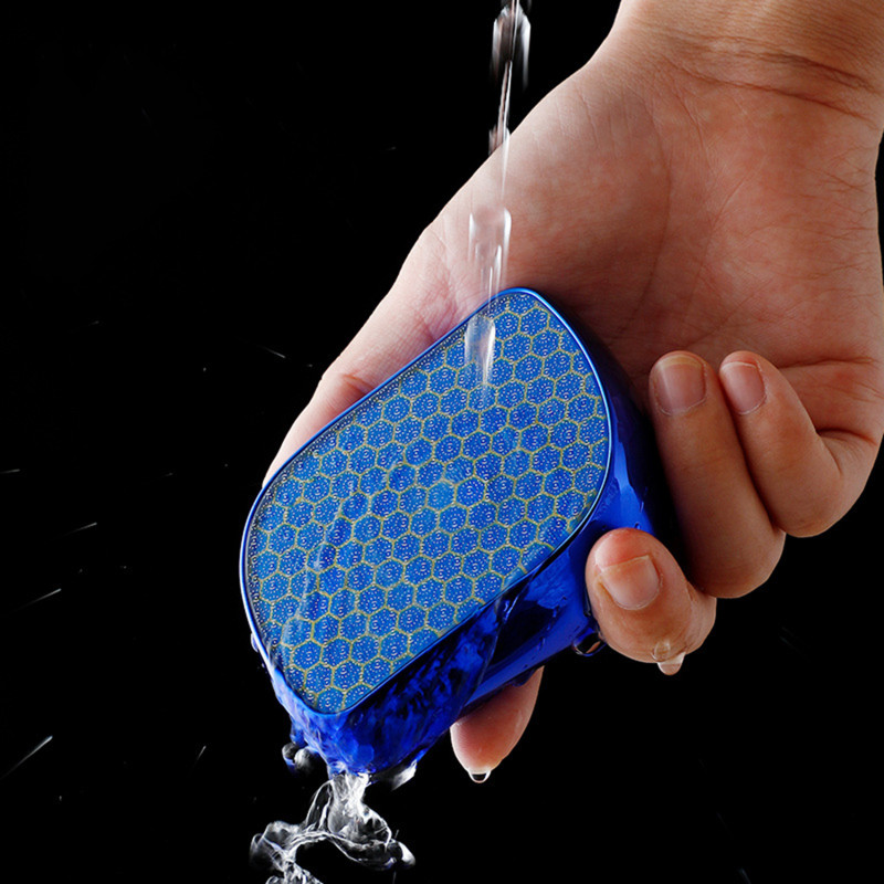 Slefuit de picior din sticlă nano pentru a îndepărta calusurile pielii moarte piatră de șlefuit pe călcâi pentru răzuire pe talpă piatră de șlefuit pedichiură