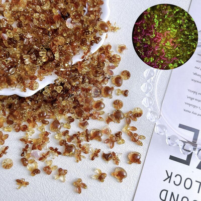 50 komada nasumične miješane smole, cvijet, leptir, privjesci za nokte, slatka bijela ružičasta zvijezda, mjesec, zec za ukrase za nokte DIY pribor