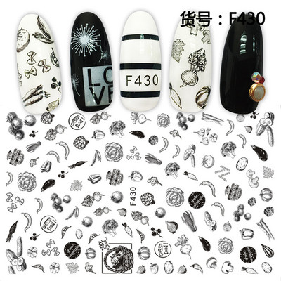 Ziedu sērijas nagu ūdens uzlīmes uzlīmes Sakura margrietiņa lavandas ziedu raksta pārneses uzlīme manikīrs nagu mākslas dekors