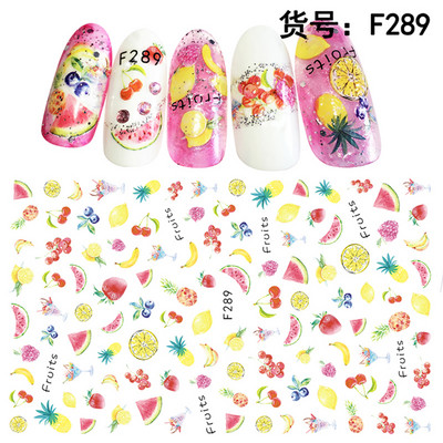 Ziedu sērijas nagu ūdens uzlīmes uzlīmes Sakura margrietiņa lavandas ziedu raksta pārneses uzlīme manikīrs nagu mākslas dekors