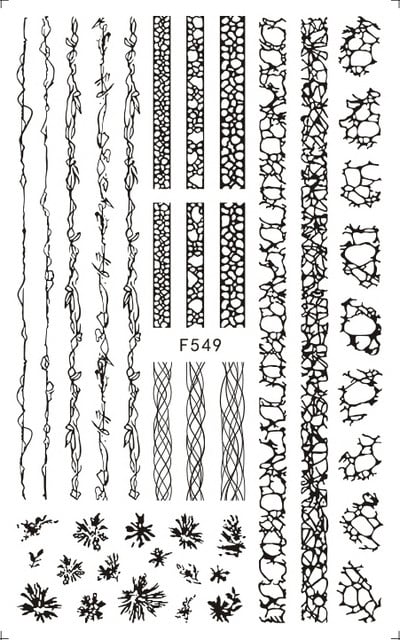 Ziedu sērijas nagu ūdens uzlīmes uzlīmes Sakura margrietiņa lavandas ziedu raksta pārneses uzlīme manikīrs nagu mākslas dekors