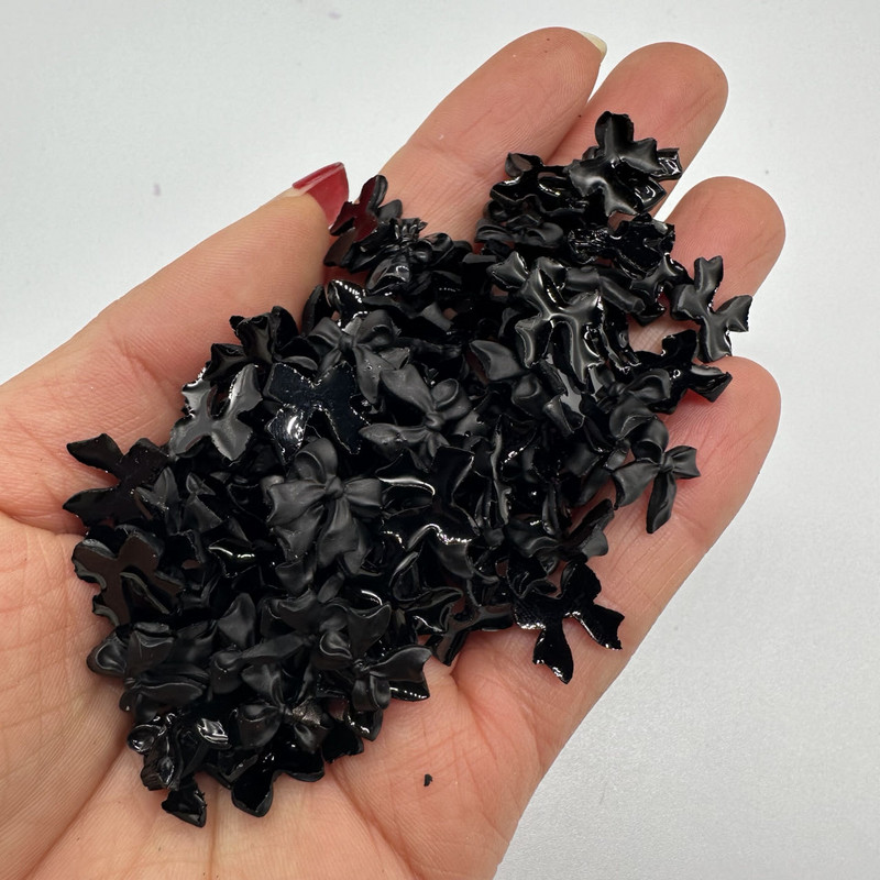 50 gab. Daudzkrāsu loku nagu piekariņi Lielapjoma, spīdīgi 3D sveķu banti Rhinestones nagiem Art Decora piederumi Daļas Manikīra piederumi