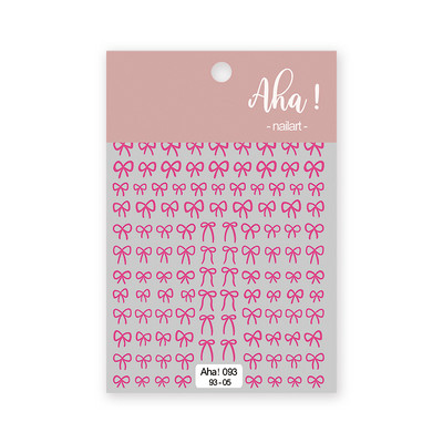 1gab 3D plānas melnbaltas mazas bantītes lentes bantes nagu uzlīmes Augstas kvalitātes līmējošās uzlīmes nagu mākslas apdare T-3604