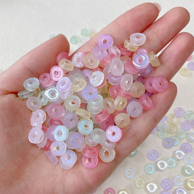 10gb 3D krāsaini sveķu kristāla zvaigzne nagu mākslas piekariņi Kawaii Pentagram nagu rhinestones dekorācijas DIY nagu aksesuāri piederumi