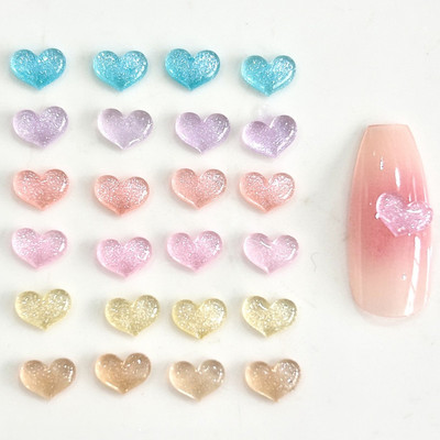 10gb 3D krāsaini sveķu kristāla zvaigzne nagu mākslas piekariņi Kawaii Pentagram nagu rhinestones dekorācijas DIY nagu aksesuāri piederumi