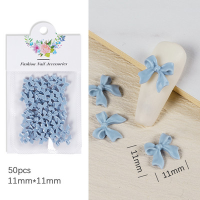 50 vnt. juostelės lankelis nagų papuošalai Priedai Spalvingi drugelių kaklaraiščiai manikiūro dalys „pasidaryk pats“ papuošalai Valentino dienos nagų dailės dekoravimas