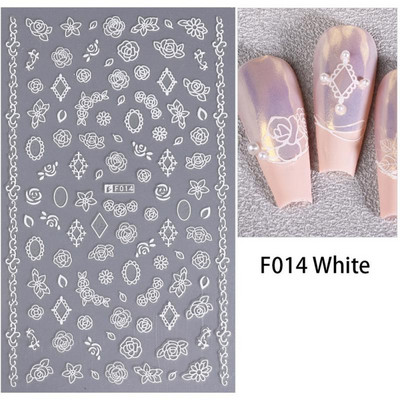 Dragonfly Spider Butterfly 5D mīksts reljefs reljefs pašlīmējošs nagu mākslas dekors uzlīme Bowknot kukaiņu manikīra uzlīme Y2K