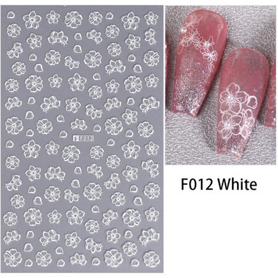 Dragonfly Spider Butterfly 5D mīksts reljefs reljefs pašlīmējošs nagu mākslas dekors uzlīme Bowknot kukaiņu manikīra uzlīme Y2K