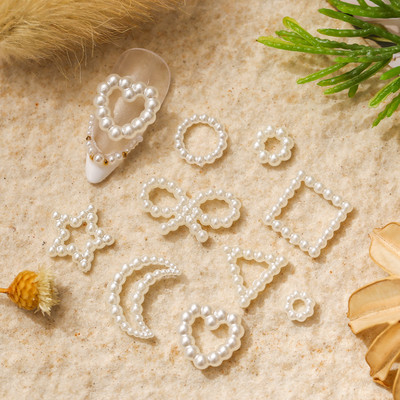 Akrilne privjeske za nokte Easy Diy Pearls Privjesci za nokte Star Ručno izrađeni dodaci za nokte Diy nokti Potraženi 3d Nail Art privjesci Razni