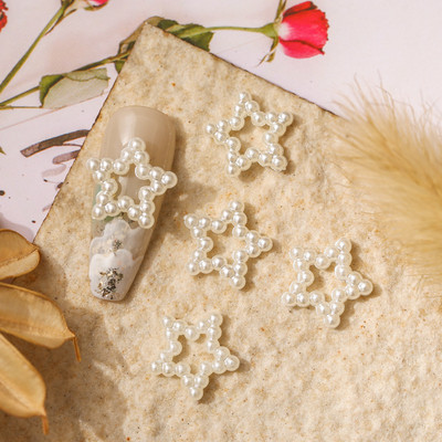 Akrilne privjeske za nokte Easy Diy Pearls Privjesci za nokte Star Ručno izrađeni dodaci za nokte Diy nokti Potraženi 3d Nail Art privjesci Razni