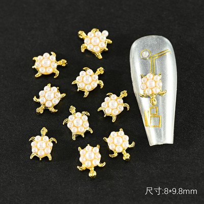 10 gab./partija Vintage Rhinestone nagu piekariņi 3D emalja bišu zirnekļa lācis metāla sakausējums kristāla rotaslietas manikīrs DIY nagu mākslas rotājumi