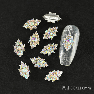 10 gab./partija Vintage Rhinestone nagu piekariņi 3D emalja bišu zirnekļa lācis metāla sakausējums kristāla rotaslietas manikīrs DIY nagu mākslas rotājumi