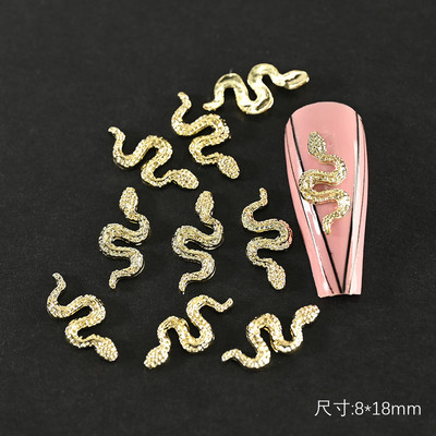 10 gab./partija Vintage Rhinestone nagu piekariņi 3D emalja bišu zirnekļa lācis metāla sakausējums kristāla rotaslietas manikīrs DIY nagu mākslas rotājumi