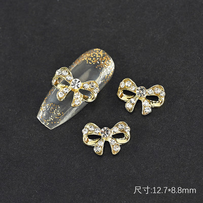 10 gab./partija Vintage Rhinestone nagu piekariņi 3D emalja bišu zirnekļa lācis metāla sakausējums kristāla rotaslietas manikīrs DIY nagu mākslas rotājumi