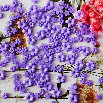 100gab Krāsaini mazi ziedi nagu mākslas piekariņi 3D sveķi 5ziedlapu ziedi, rhinestones nagu dekorācijas Kawaii aksesuāri manikīrs DIY