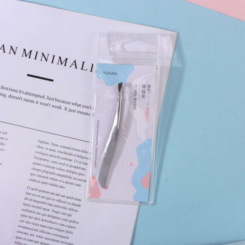 Nerūsējošais uzacu klips DIY lodēšanas uzacu apgriešanas rīks karstumizturīgs augstas precizitātes skropstu pieaudzēšanas pincetes sievietēm