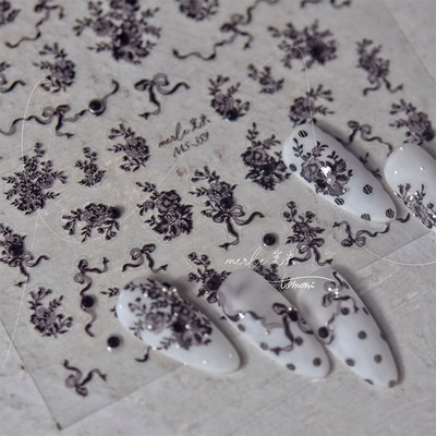 Pearl Love zelta sudraba ķēde augstas kvalitātes 5D kristāla dimanta nagu uzlīme nagu mākslas uzlīme dizaina manikīra rīks T-3112