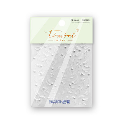 Pearl Love zelta sudraba ķēde augstas kvalitātes 5D kristāla dimanta nagu uzlīme nagu mākslas uzlīme dizaina manikīra rīks T-3112