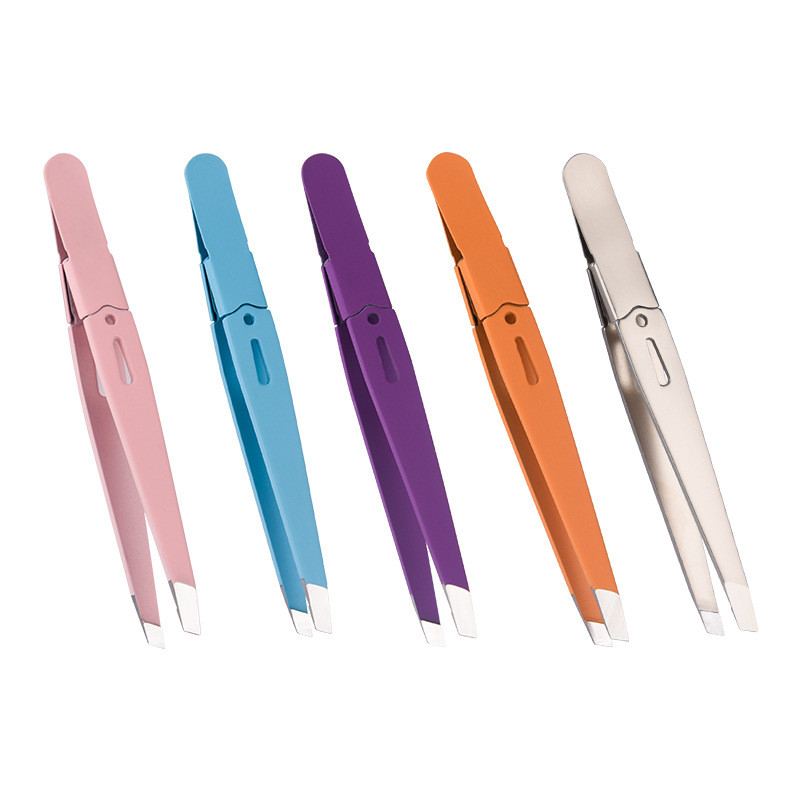 Pinceta za obrve Šarene dlake Ljepota Fine Hairs Puller od nehrđajućeg čelika Kose kopče za obrve Alati za uklanjanje šminke