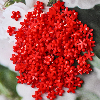 100 komada šarenih akrilnih cvjetnih privjesaka za nokte 3D cvjetni ukrasi od smole za nokte Cvjetići za nokte sa kamenčićima Nakit za manikuru