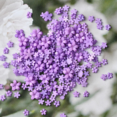 100 komada šarenih akrilnih cvjetnih privjesaka za nokte 3D cvjetni ukrasi od smole za nokte Cvjetići za nokte sa kamenčićima Nakit za manikuru