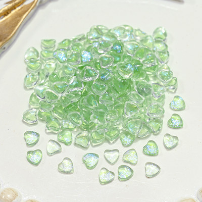 100 komada šarenih akrilnih cvjetnih privjesaka za nokte 3D cvjetni ukrasi od smole za nokte Cvjetići za nokte sa kamenčićima Nakit za manikuru