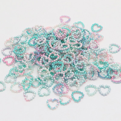 100 komada šarenih akrilnih cvjetnih privjesaka za nokte 3D cvjetni ukrasi od smole za nokte Cvjetići za nokte sa kamenčićima Nakit za manikuru