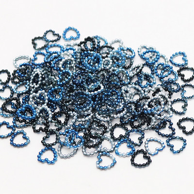 100 komada šarenih akrilnih cvjetnih privjesaka za nokte 3D cvjetni ukrasi od smole za nokte Cvjetići za nokte sa kamenčićima Nakit za manikuru