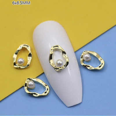 10GAB Luksusa sakausējuma nagu mākslas planēta Rhinestone piekariņi Nagi dekorēšanas piederumi Planet Cross Juvelierizstrādājumu aksesuāri Manikīra daļas