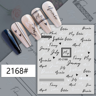 3D nagu mākslas uzlīmes zelta viļņu līnija marmora zila ģeometrija abstrakti ziedi nagu mākslas slīdņi uzlīmes folijas manikīra dekorācijas