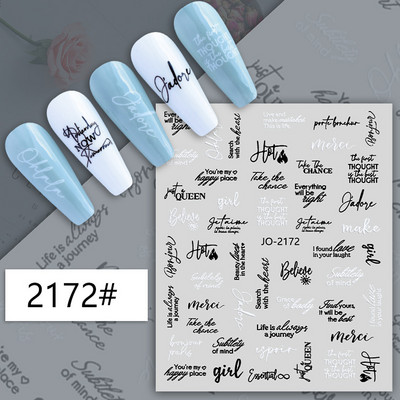 3D nagu mākslas uzlīmes zelta viļņu līnija marmora zila ģeometrija abstrakti ziedi nagu mākslas slīdņi uzlīmes folijas manikīra dekorācijas