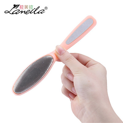Turpija za stopala Pedikura Rašpice za žuljeve Sredstvo za uklanjanje mrtve kože Piling od nehrđajućeg čelika Profesionalni dvostrani alati za njegu stopala Dropshipping TSLM1