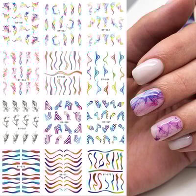 Tulpes Ziedi Ūdens Nagu uzlīmes Lapu pārnēsāšanas nagu uzlīmes Pavasara Vasaras Dekorācijas Sniegpulkstenītes Ūdenszīmes Slīdnis LEBBN2269-2280